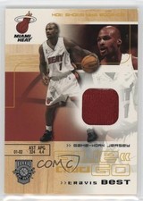 2002-03 Fleer Hot Shots Give And Go Game-Used 31/50 Travis Best Eddie Jones e1e