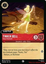 Tinker Bell - Fancy Footwork Lorcana TCG 10 - 106/204 Cold Foil