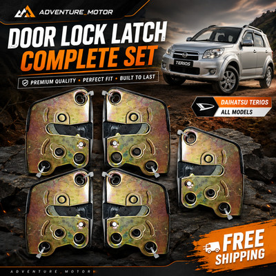 5PCS Door Lock Latch Set for Daihatsu Terios J100 Perodua Kembara Tailgate