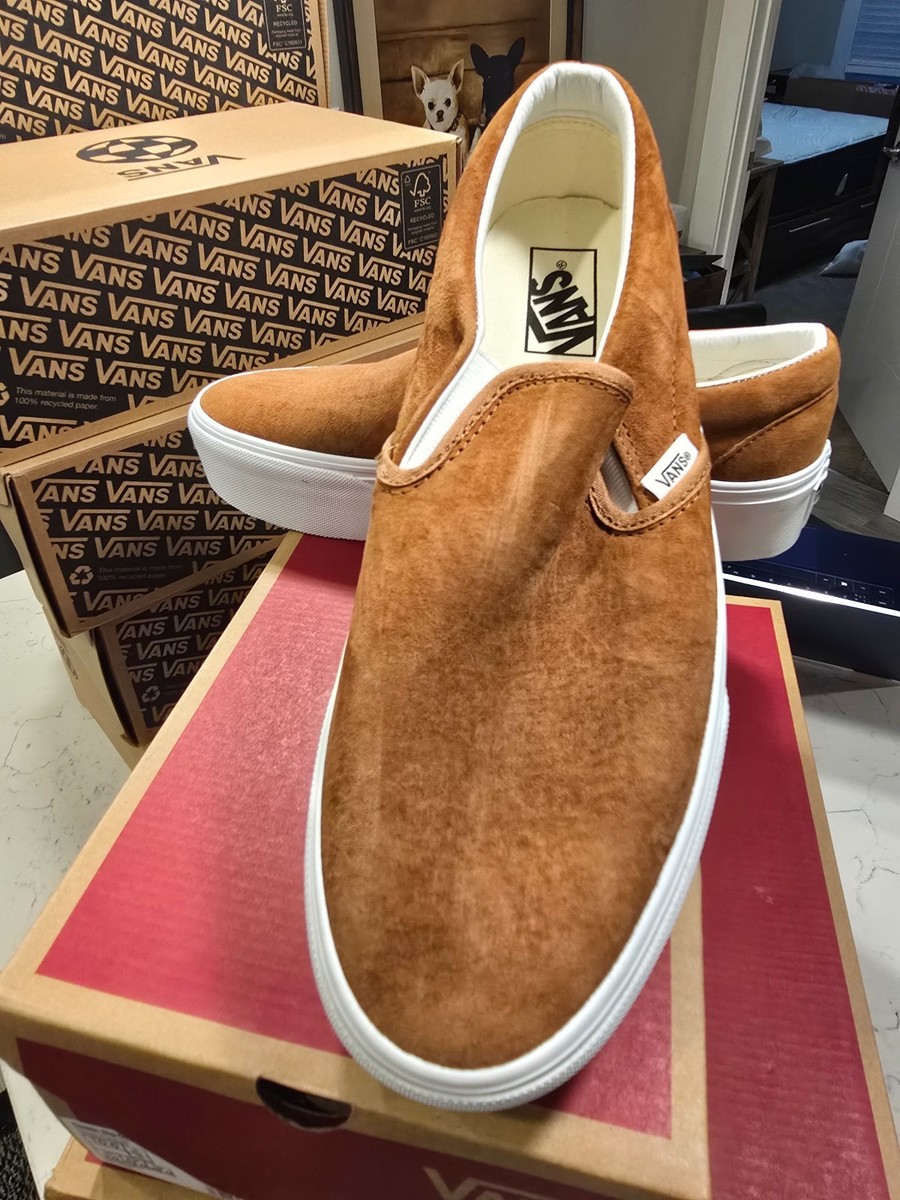 Vans Classic Slip-On Stackform VN000CN1GWT Men's Size 10 Brown