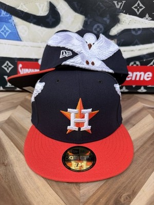 Authentic Damn Pigeon New Era Jon Double Dove Houston Astros Fitted 7 1/4 Rare