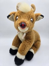 Vtg 1999 Rudolph The Red Nosed Reindeer 14  Plush Musical Light Up - Not Working