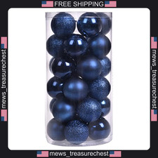 Christmas Ball Ornaments Set of 30, 2.36 Inch Shatterproof Decorations,
