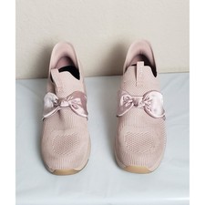 Zapatillas sin cordones Mark Nason Skechers línea A punta rosa lazo manos libres para mujer 9