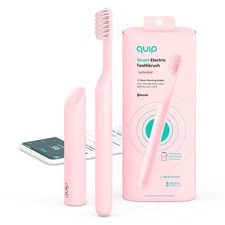 quip Sonic Rechargeable Toothbrush all Pink metal Smart Electric Metal New