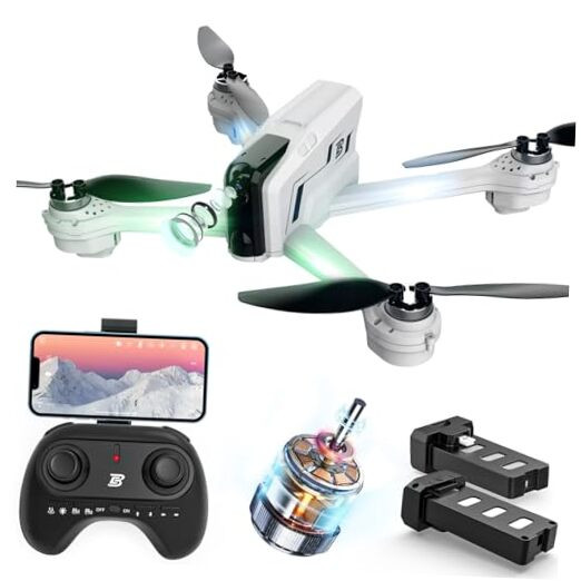 4K Brushless Motor Drone with Optical Flow for Adults - RC Quadcopter-image