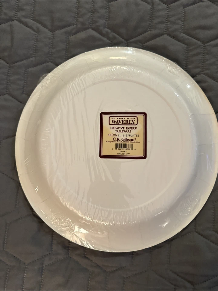 "10 platos de cena de hiedra inglesa Waverly C.R. Gibson 11,5" y 10 postres/ensaladas 7""" Foto 4 de 4