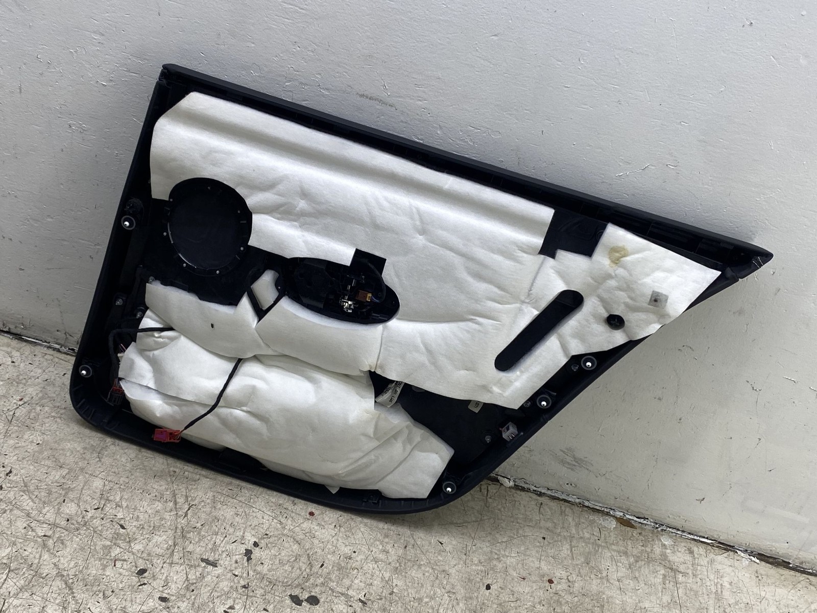 2013-2019 BENTLEY FLYING SPUR REAR LEFT INNER DOOR TRIM PANEL W/WHITE STITCHING
