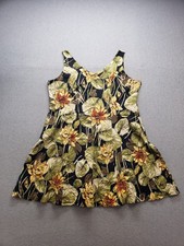 Lily Women Dresses XL Multicolor Floral Mini Sleeveless V Neck Summer Party