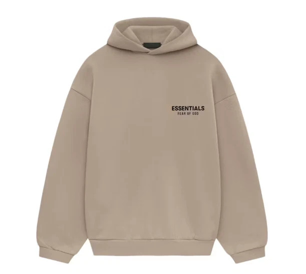 Fear of God Essentials Fleece Hoodie (FW24) AUTHENTIC Desert SAND