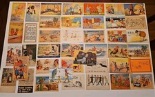 Lot of 46 Vintage Comic Humor Postcards  1910's- 1960's Used & Unused Color