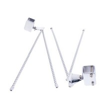 70203 Chrome Curb Feelers, Universal Fitment, Helps to Prevent Curb Damage,