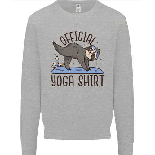 Funny Sloth Yoga Kids Sweatshirt Jumper - Picture 68 of 72