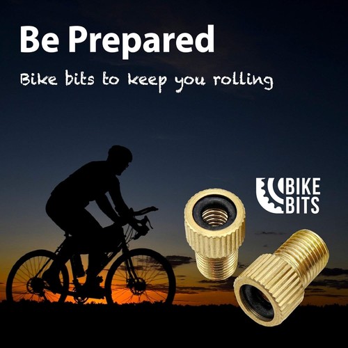 Compact Brass Valve Converters - Inflates Tires Using Standard Pumps (4 Pack) - Picture 9 of 9