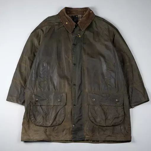 Barbour Vintage Gamefair Waxed Jacket Green