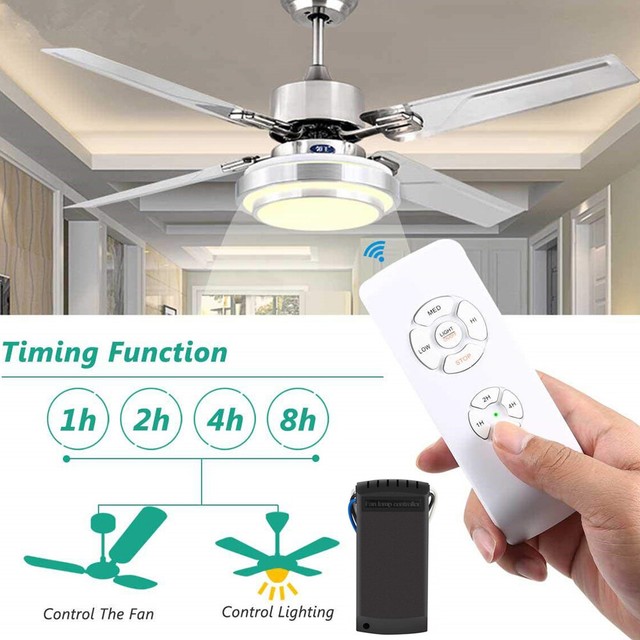Ceiling Fan Lamp Remote Control Speed Control Timing Wireless