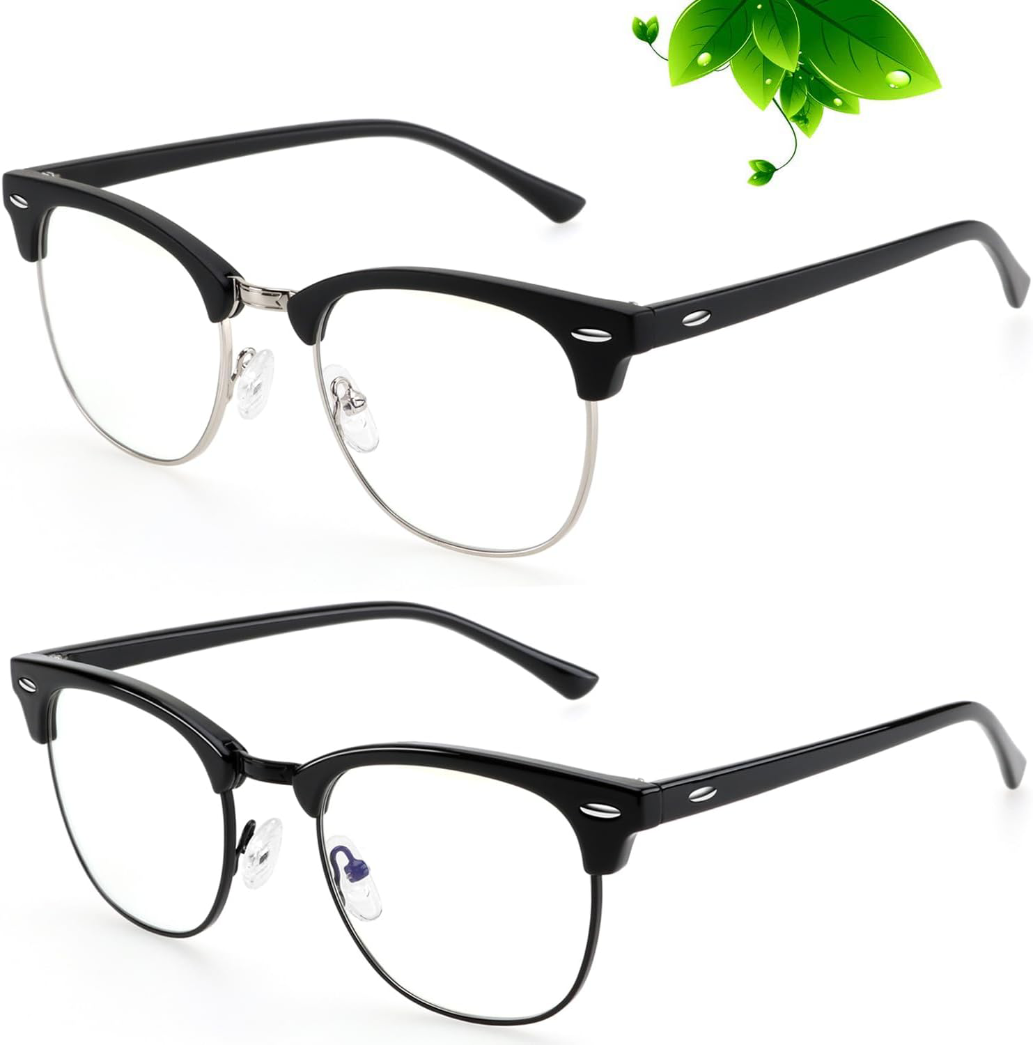 ANYLUV Blue Light Glasses Men Anti Eyestrain Computer Gaming Blue Light Blocking-image