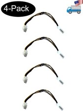 4-Pack: NEW 13" 4-pin Molex to 8pin/ 4 4-pin 12V Converter Power Adapter Cable
