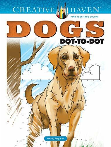Creative Haven Dogs Dot-to-Dot by Arkady Roytman (Paperback Book) - Image 6