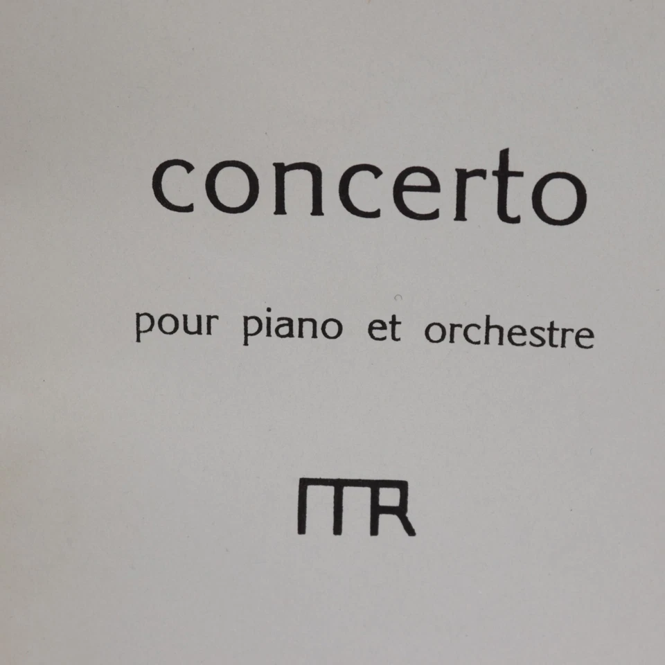 Concierto de colección Ravel para piano orquesta partitura 4 manos 2 partituras Durand Foto 3 de 4