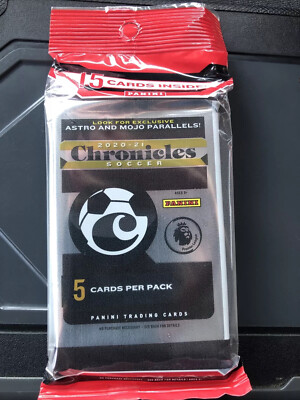2020-21 Panini Chronicles Soccer Cello Pack 15 Cards Brand New Factory Sealed