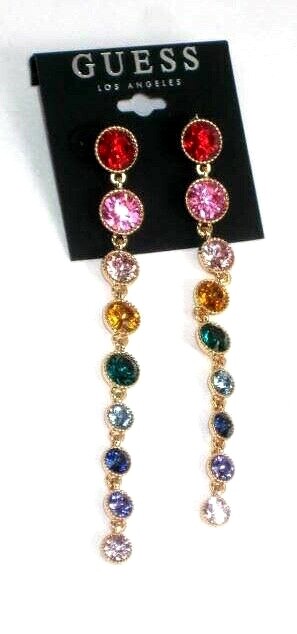 guess long earrings