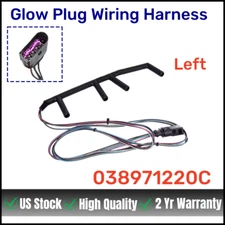 For 96-03 VW Beetle Jetta Golf 1.9L L4 Left Glow Plug Wiring Harness 038971220C