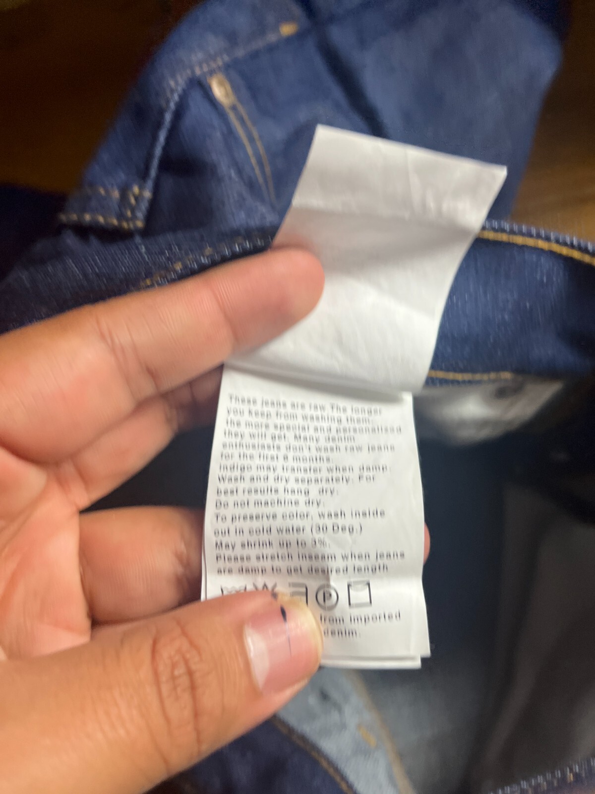 Easy Guy Kasuri Selvedge Size 