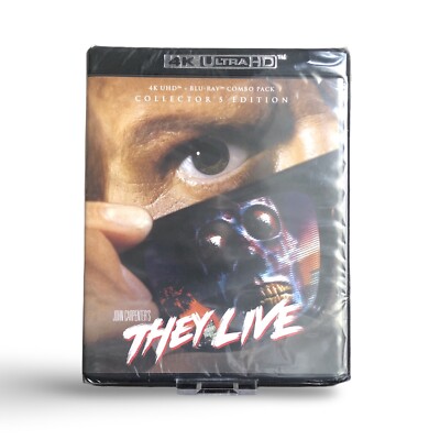 Shout! Factory THEY LIVE 4K UHD + Blu-ray Brand New Sealed
