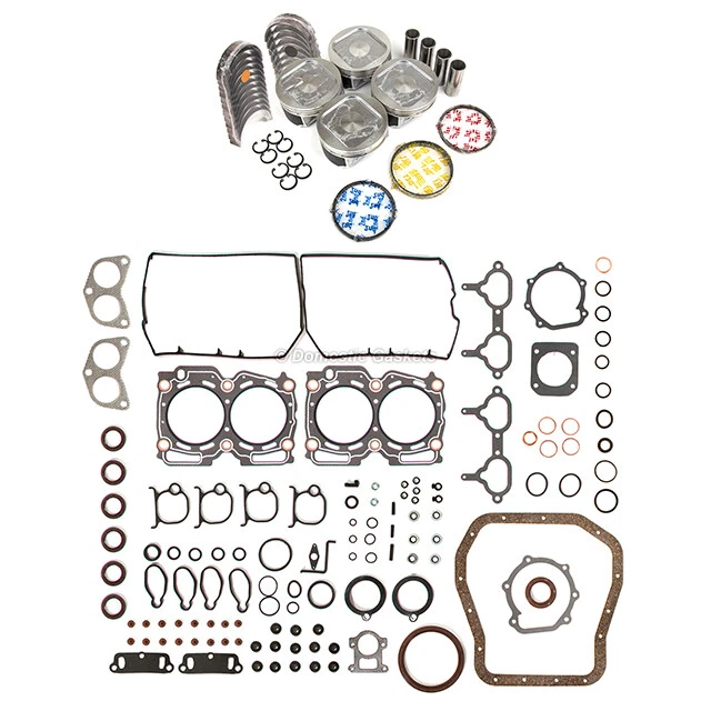 Juego completo de juntas rodamientos pistones aptos para 97-99 Subaru Legacy Impreza Forester 2.5 Foto 2 de 4