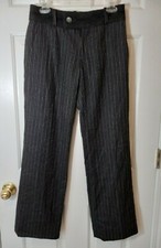 TIBI Women's Wool Blend Straight Leg Career Business Pants Lined Size 2