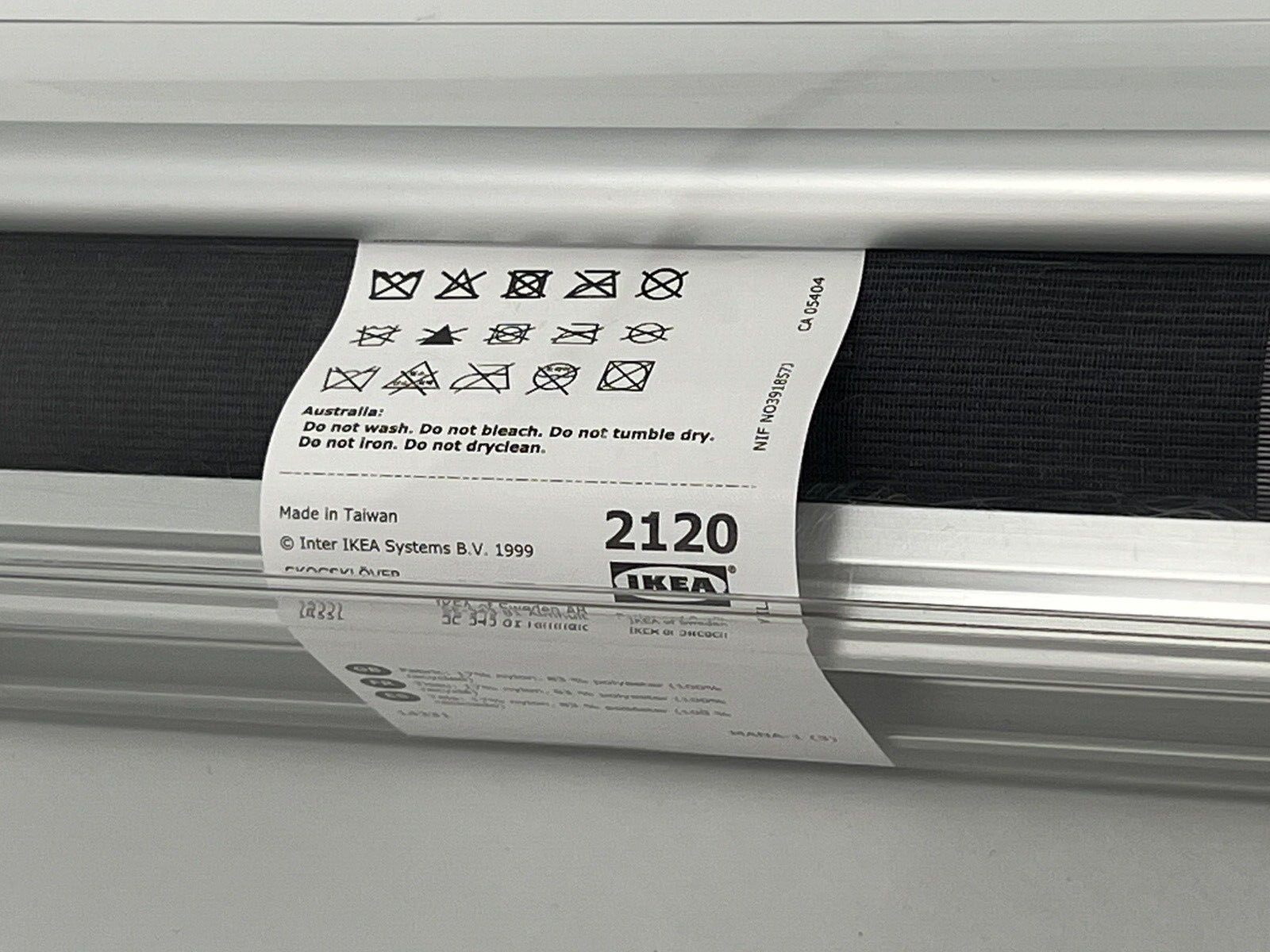 IKEA Skogsklover Roller Blind Grey 30 x 76 &frac34;" New 004.313.87