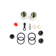 Brake Caliper Seal+SS Piston Kit for 1986-87 Honda GL1200 GOLDWING Front/ Left