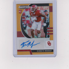 2020 Prizm Draft Picks #171 Kenneth Murray RC Neon Orange Prizm 136/149 Chargers