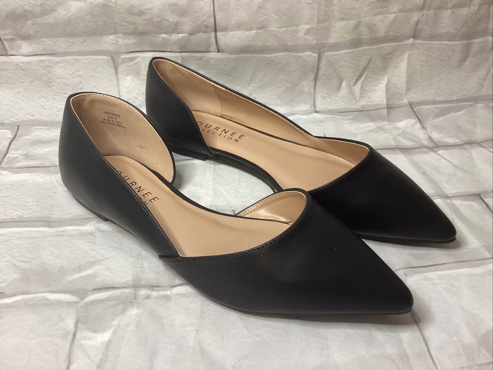 SAOLA Journee Collection Taglia 9 Abito Slip On Ballerine Nero Cortni Suola Imbottita Nero