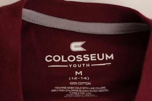 NEW Montana Grizzlies Griz Colosseum Red Maroon SS Tee T-Shirt Youth M 12-14 - Picture 7 of 9