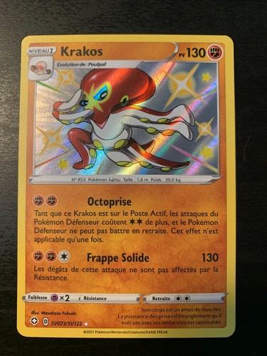 Carte Pokémon : Krakos SV073/SV122 Destinées Radieuses Française NEUF