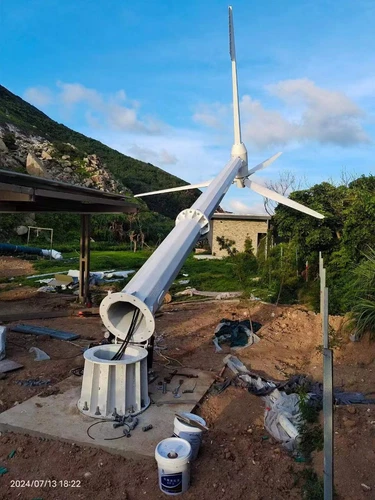 20KW 3Blätter Windkraftanlage Windturbine 220V 380V Windgenerator Windräder Kit - Bild 3 von 24
