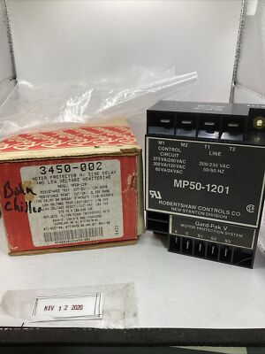 Robertshaw MP50-1201  Motor Protection System 3450-002