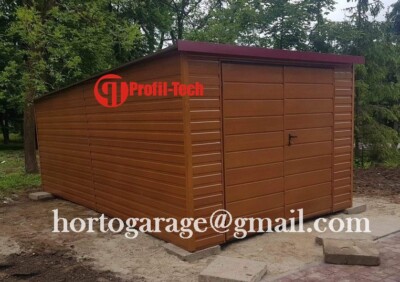 3,5x7 Container Metallgarage GERÄTESCHUPPEN AUTOGARAGE Einzelgarage Blechgarage*
