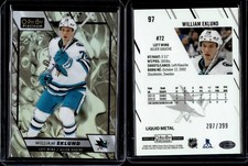 2023-24 O-Pee-Chee Platinum Liquid Metal #97 William Eklund /399