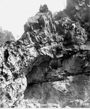 1953 Rppc Vtg Postcard Photo Real Cheyenne Canon Colorado Harold Sanborn S-1109