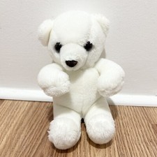 Vtg 1982 America Wego White Bear 8 Plush