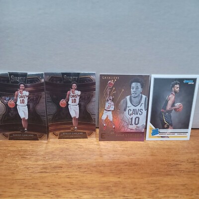 2019-20 Panini Select Darius Garland Concourse RC #10 (2) + Donruss & Essentials