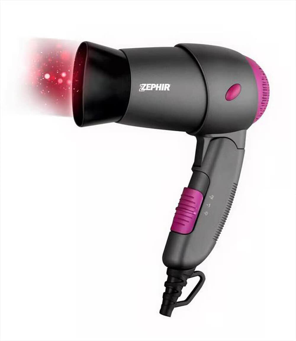 Zephir Phon da Viaggio Asciugacapelli pieghevole 1200 Watt - ZHB1200