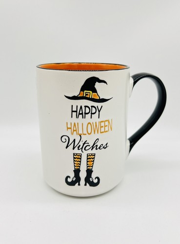 Happy Halloween Witches Ceramic Coffee Cup Spectrum 16 oz Mug 2022 New - Picture 3 of 6