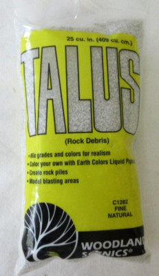 Woodland Scenics C1282 Fine Natural Talus Rock 25 Cubic Inch Bag | eBay