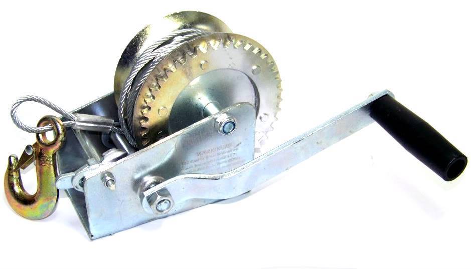 Handdo 600lb Hand Winch – Heavy Duty Steel Cable, 8m Rope, ATV Boat Trailer