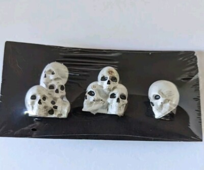 Target Bullseye Playground Halloween Village Mini Figures Skull 3 Pk  2023