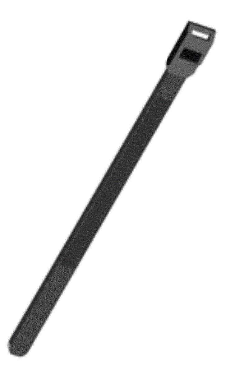Colliers de serrage 180x9mm Rilsan noir à forte résistance mécanique